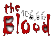 The Blood 106.66 logo